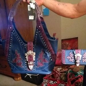 Brand new purse with wallet